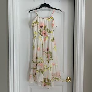 Children’s Place Girls Floral High-Low Dress